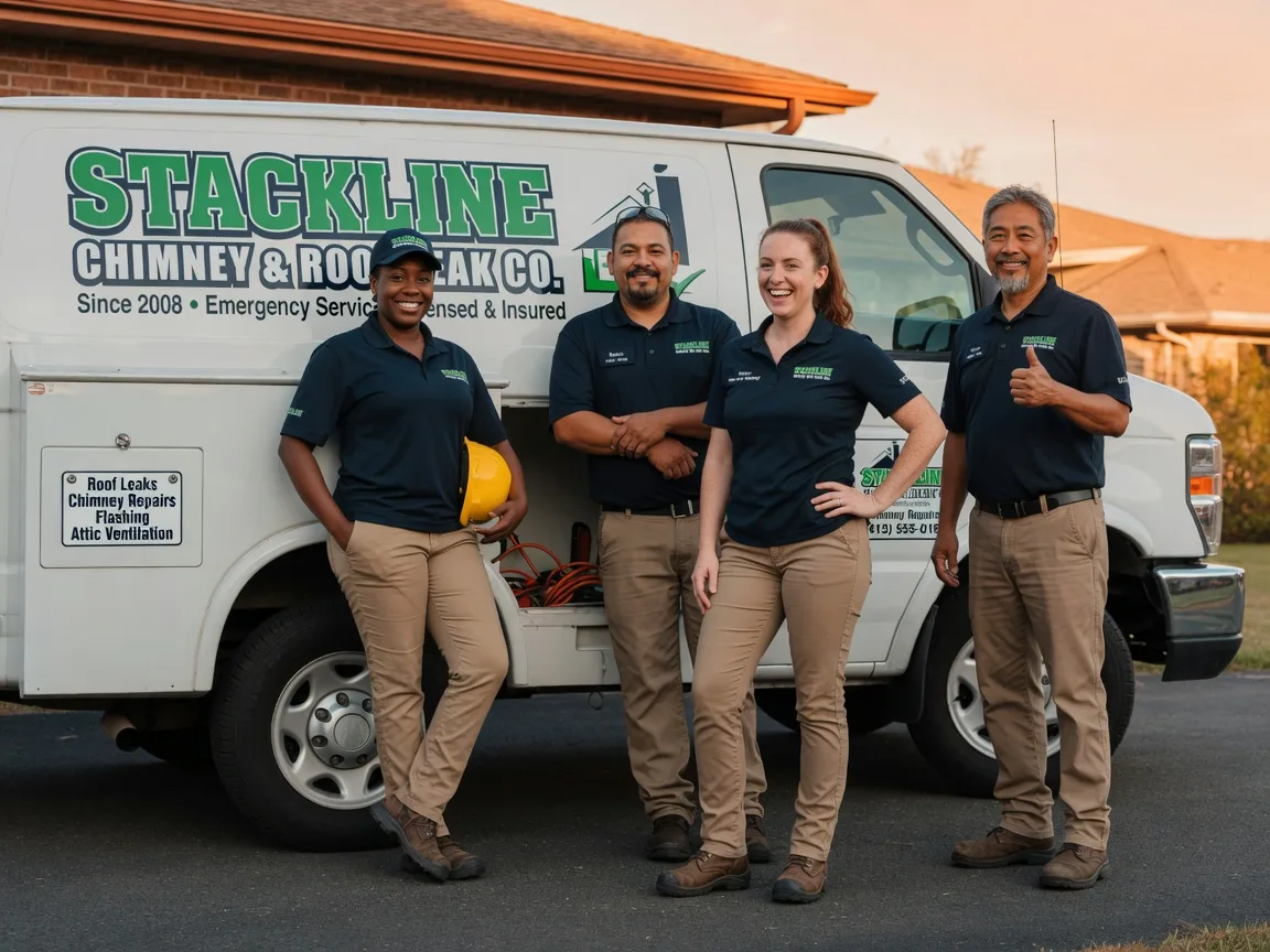 Chimney flashing repair company in Bourneville, OH